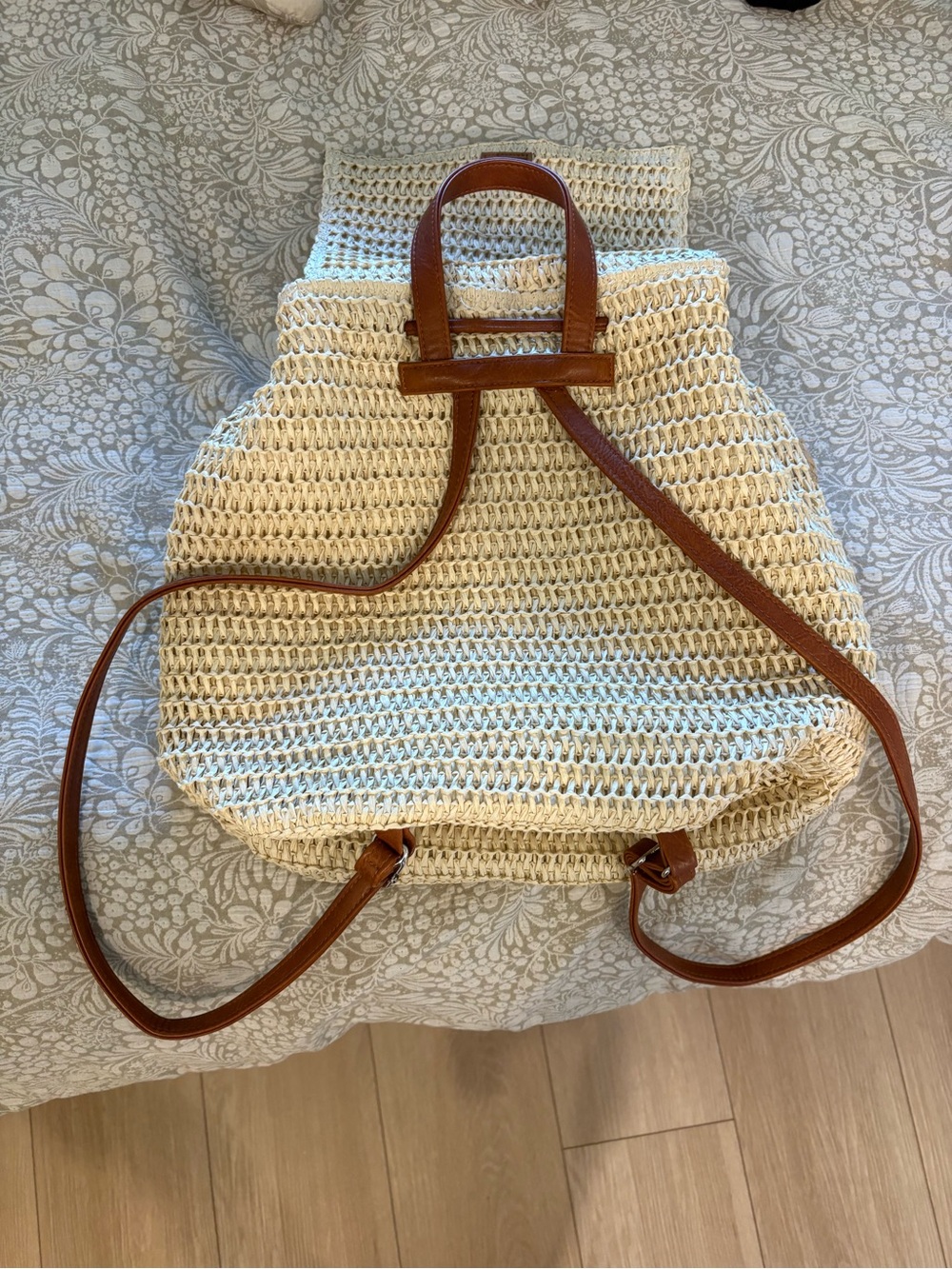 Roxy Raffia Backpack - Picture 2 of 2